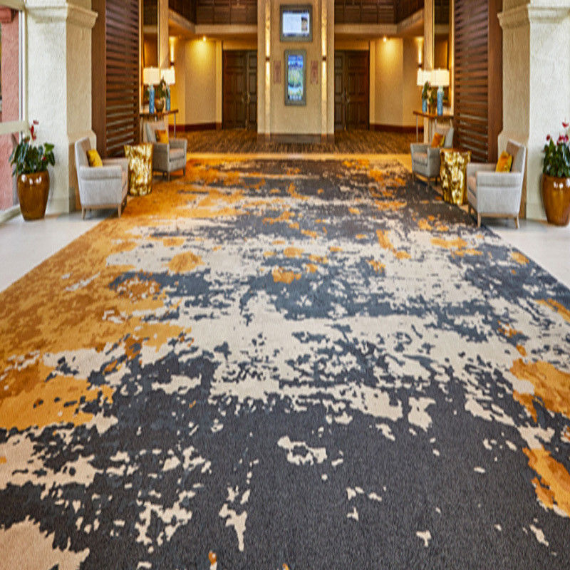 Salão de banquetes PET FRIENDLY Logotipo personalizado Nome Grau PP Quartos de hotel Carpet Tiles Impressão
