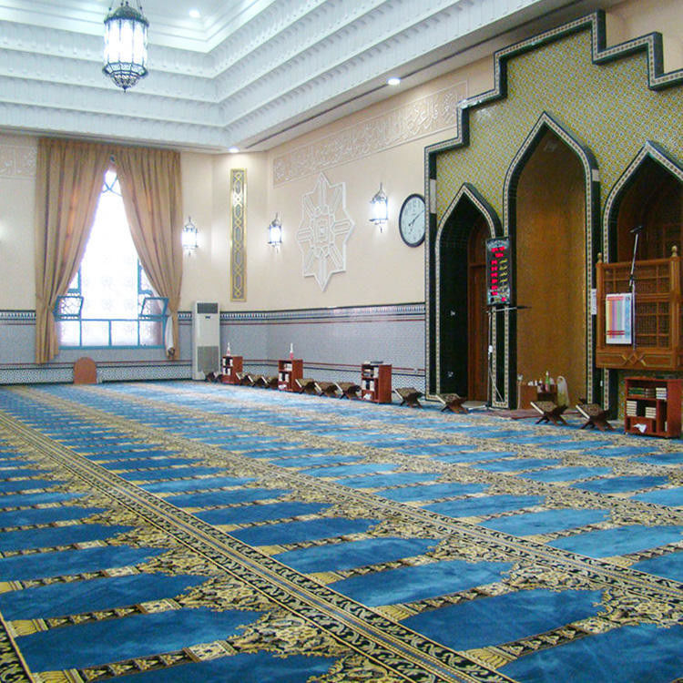 Tapete de mesquita personalizado para sala de estar Design Tapete de oração de mesquita com suporte antiderrapante
