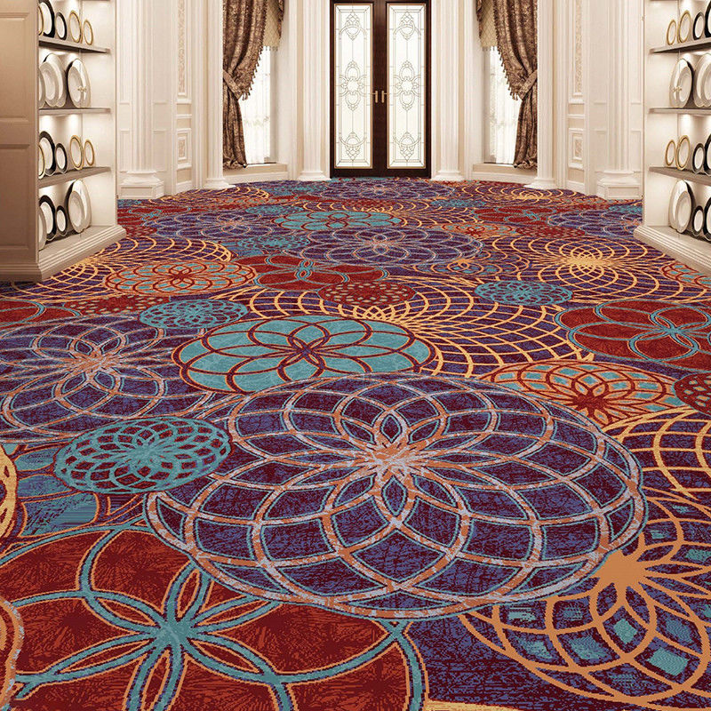 Rectangular Luxury Hotel Carpet Roll para quarto de hotel de 5 estrelas Soundproof Runner Carpet