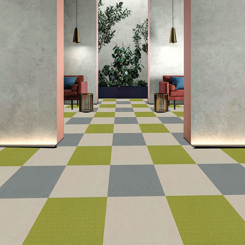 100% pilha de nylon cortada 50*50 azulejos de carpete para modernização e renovação de pisos comerciais