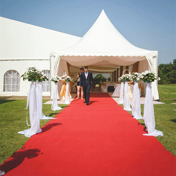 Modern Luxury Red Carpet Runner para Oração de Casamento Casa Car Party 100% Poliéster